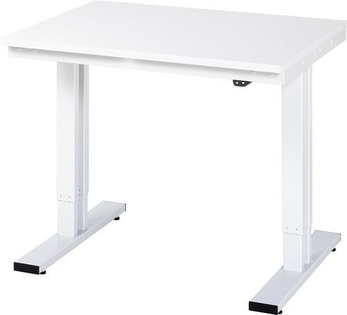 Stahl-Werkbank - 08-WT-100-080-M - RAU - höhenverstellbar / elektrisch