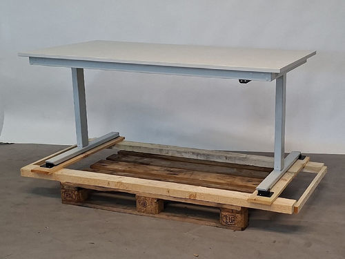 Stahl-Werkbank - 08-AT-150-080-M-Sch - RAU - für Werkstatt / höhenverstellbar / elektrisch