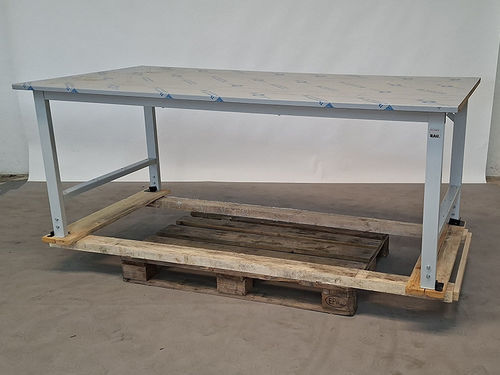 Edelstahl-Werkbank - Tom - RAU - für Werkstatt / modular / mobil