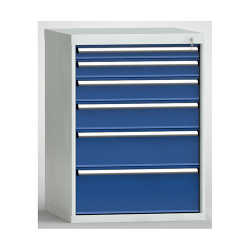 Lagerschrank - SGB0800-06NP-001 - KLW LUTZ - bodenstehend / 6-Schubladen / Metall