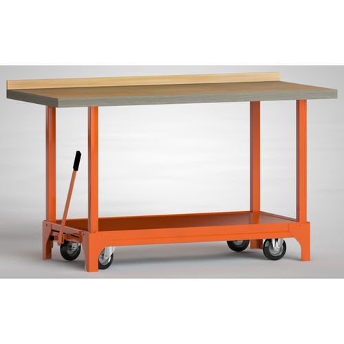 Buche-Werkbank - WP754N-1500M45-X7000 - KLW LUTZ - für Werkstatt / mobil / Metall