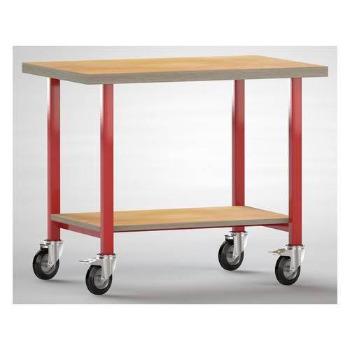 Buche-Werkbank - WS819N-1000M40-X7003 - KLW LUTZ - mobil / Fachboden