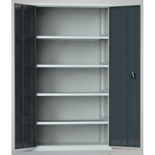 Lagerschrank - 7FW-PP2000TD-0001XPB - KLW LUTZ - bodenstehend / Flügeltüren / mit Doppeltür