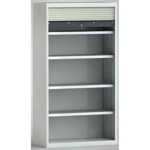Lagerschrank - 7RN-LA1950RK-0194XRB - KLW LUTZ - bodenstehend / Flügeltüren / mit Rollladen