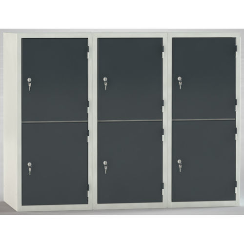 Mehrfach-Spind - 08/87S-2v3h-009 - KLW LUTZ - belüftet
