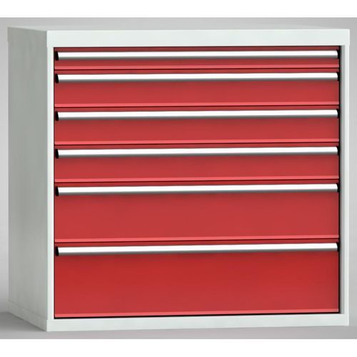 Schubladenblock zur Lagerung von Kleinteilen - SJB1000-06UP-001 - KLW LUTZ