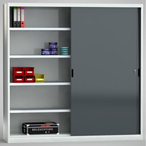 Lagerschrank - 7SN-UL2000TB-2020MRB - KLW LUTZ - bodenstehend / mit Schiebetüren / doppeltürig