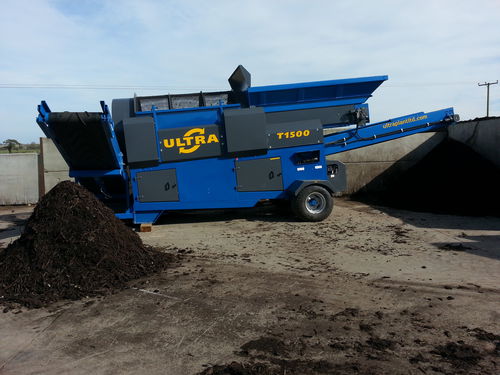 Trockensiebungs-Siebmaschine - T-1500 - Compact Screens - für Recyclingprodukte / mobil / Trommel