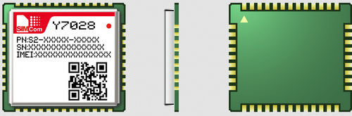 Wireless-Modul / Daten - Y7028 - SIMCom Wireless Solutions Ltd. - GSM