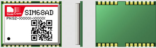 GNSS - Modul / mit Aktivantenne - SIM68AD - SIMCom Wireless Solutions Ltd. - GPS / GLONASS / QZSS