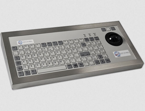 Einbaufähige Tastatur - CKS - mit mechanischen Tasten / 96 Tasten / Trackball