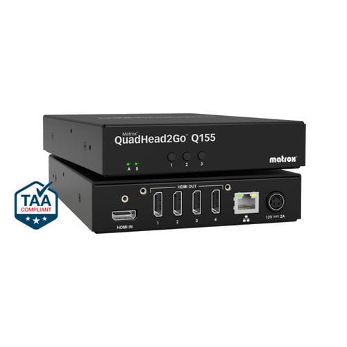 Netzwerk-Plattform / Rack - QuadHead2Go Q155 - Matrox Video