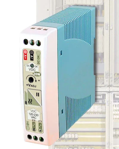 Stromversorgung für DIN-Schiene - Power-20W-xxVcc - dpf sensors - AC/DC / DC/DC