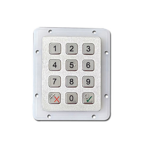 Nummernblock / 12 Tasten - KH-AE93-12 - Kehang Technology - einbaufähig / Edelstahl / USB