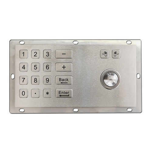 Nummernblock / 16 Tasten - KH-KM195-A - Kehang Technology - einbaufähig / Edelstahl / USB
