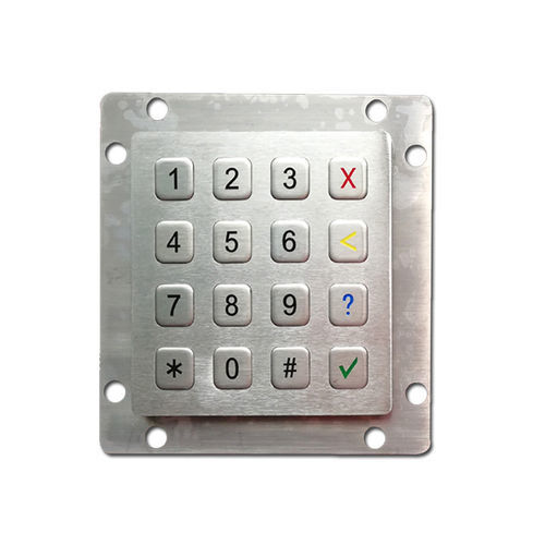 Nummernblock / 16 Tasten - KH-AE81-16 - Kehang Technology - einbaufähig / Edelstahl / USB