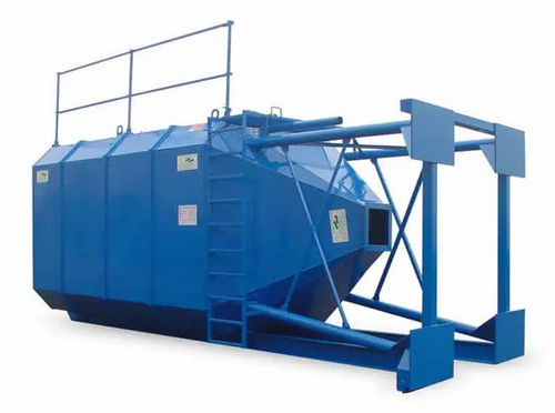 Silo / konischer Zylinder - Locatelli Eurocontainers - für Getreide / Kohlenstoffstahl / für Industrieanwendungen