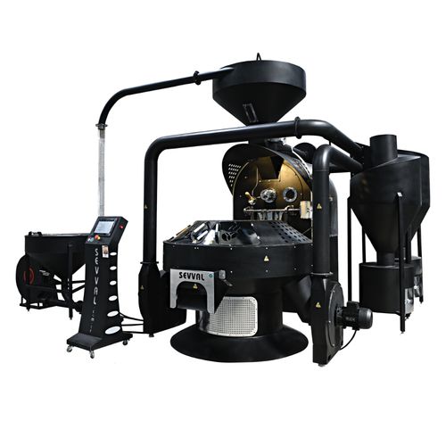 Kaffeeröster - EB120 - SEVVALUSA Nut Processing and Packaging Solutions - Trommel / Chargen