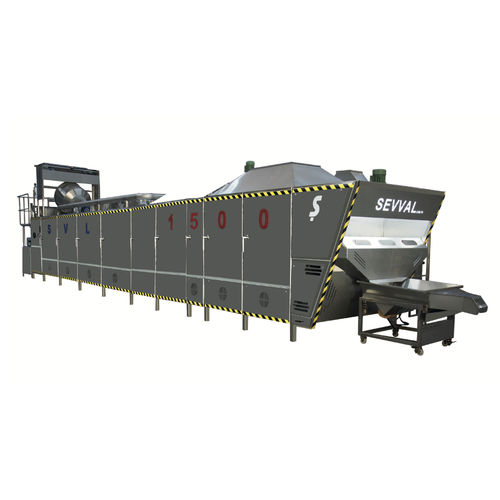 Saatgut-Röster - SVL15000 - SEVVALUSA Nut Processing and Packaging Solutions - Erdnuss / Mandel / Kichererbsen