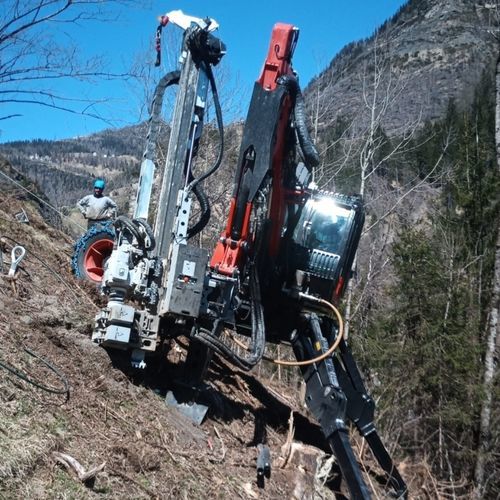 Bohraufsatz für Fundament - EX 321/S300HR - Ripamonti Dr Gianni S.r.l - für Bagger