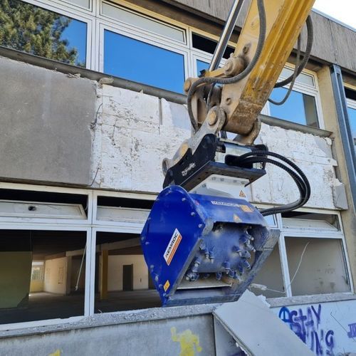 Kaltfräse für Bagger - EX 70 HD - KEMROC Spezialmaschinen GmbH - für Asphalt / für Beton