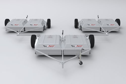 Kehrmaschine für Rollfeld - TracSweep® FBR-22 - FOD - LKW-montiert / ohne Motor / kompakt