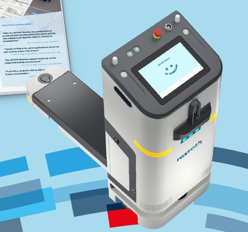Transport-AMR - ACTIVE Shuttle - Bosch Rexroth Components for Mobile Robotics - lasergesteuert