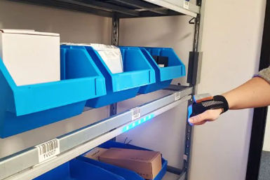 Pick-to-Light-Kommissionieranlage - PICKEOS - put to light / automatisch