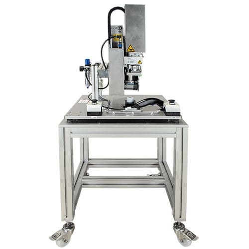 Halbautomatischer Drucker mit Etikettenaufbringer - TNC-PA - bb Automations- und Steuerungstechnik GmbH - selbstklebend / zur Seitenetikettierung / zur Oberseitenetikettierung