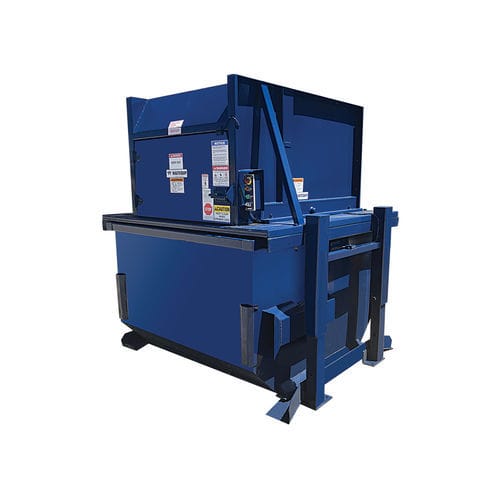 Müllpresse für Mülltrennung - wastequip - stationär / vertikal / Frontlader