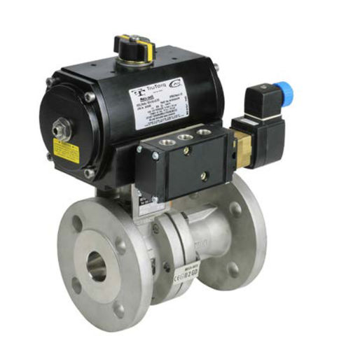 Kugelventil - Meca-Inox - Hebel / pneumatisch / für Chemikalien