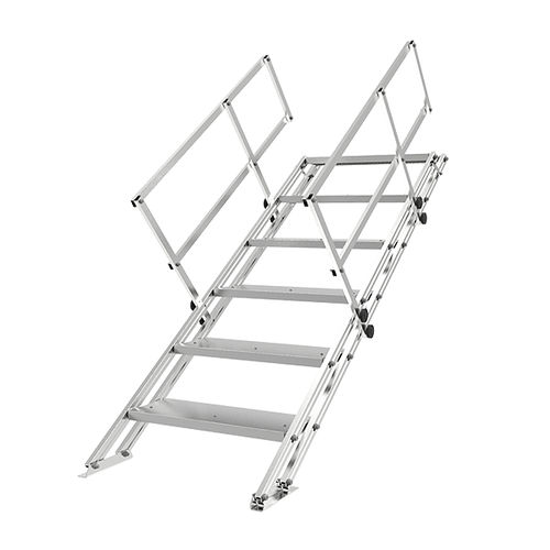 Gerade Treppe - Xsto - Aluminium / modular