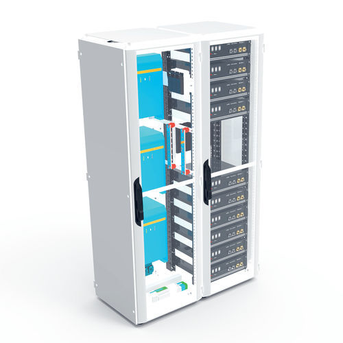 Energiespeichersystem für Blockheizkraftwerk - BOS series - RMB/ENERGIE GmbH - LiFePO4 / mit Wechselrichter / mit DC-Ausgang