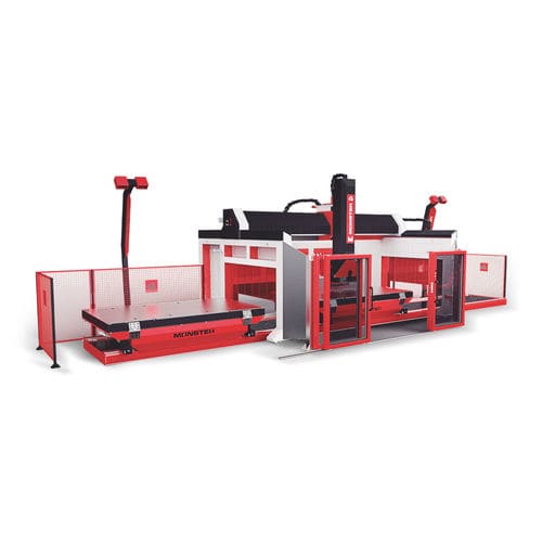CNC-Fräsmaschine / 5-Achsen - BREVETEK MAKİNE - vertikal / Brücken / Schneid