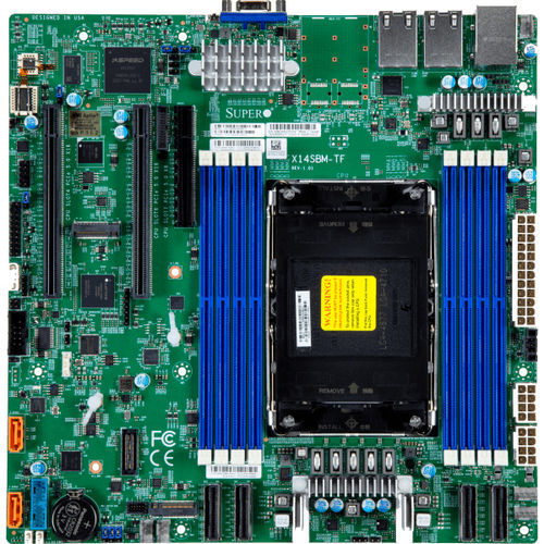 Micro-ATX-Mainboard - X14SBM-TF - SUPERMICRO - Intel® Xeon / Intel® Core™ i7-6700 / Intel®