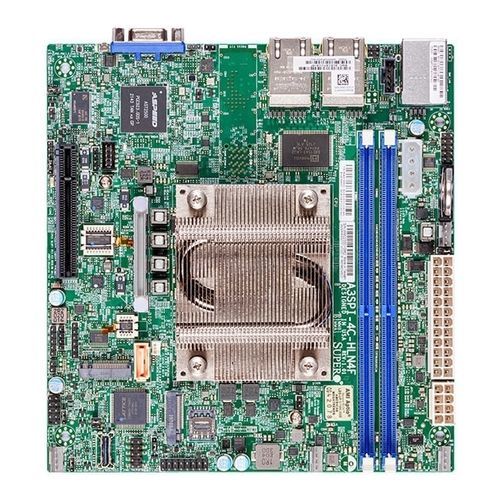 Mini-ITX-Mainboard - A3SPI-4C-HLN4F - SUPERMICRO - Intel® Atom / Intel® / DDR4 SO-DIMM