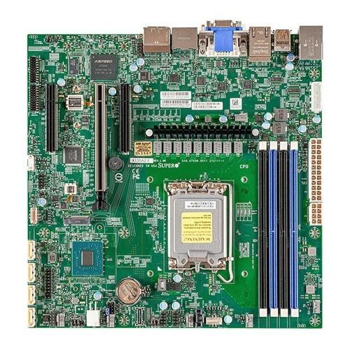 Micro-ATX-Mainboard - X13SAZ-F - SUPERMICRO - Intel® Celeron® / Intel® Core i3 / Intel® Core i5