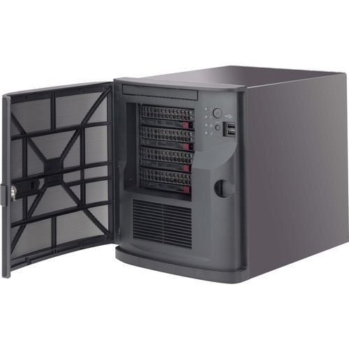 Rack-Chassis - 721TQ-350B - SUPERMICRO - kompakt / 1U / für Backplanes
