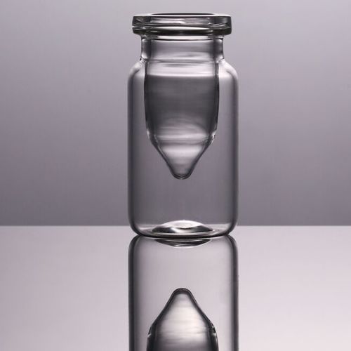 Doppelwandiges Fläschchen - Canzhou Four-star Glass Co., Ltd. - zylindrisch / Borosilikatglas / Weißglas