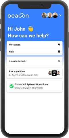Mobile App / für Schweißroboter - Beacon  - Hirebotics LLC - Überwachung / Reporting / Schnittstellen