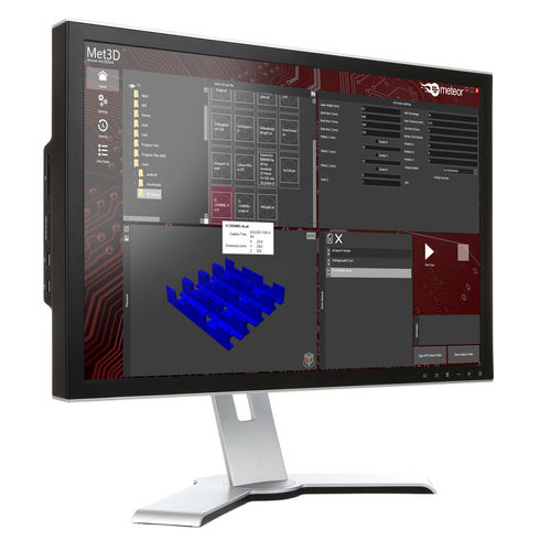 Software für 3D-Drucker / Prozesssteuerung - Met3D - Meteor Inkjet Ltd - zum Schneiden / CAD
