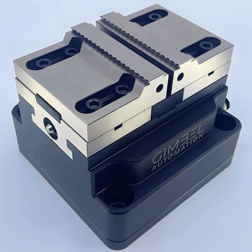 Maschinenschraubstock - Gimbel Automation - pneumatisch / selbstzentrierend
