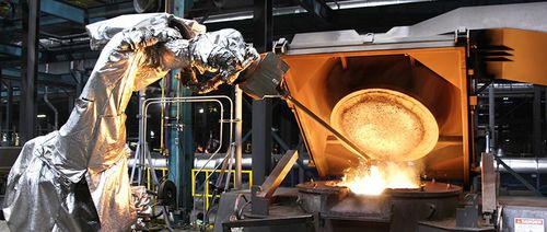 Knickarmroboter - ARMS® - Savage Saws / Inductoheat - Umschlag / bodenstehend / für die Gießerei-Industrie