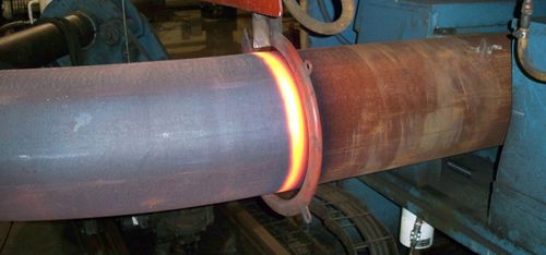 Formbiegemaschine - Savage Saws / Inductoheat - hydraulisch / Rohr / Stange