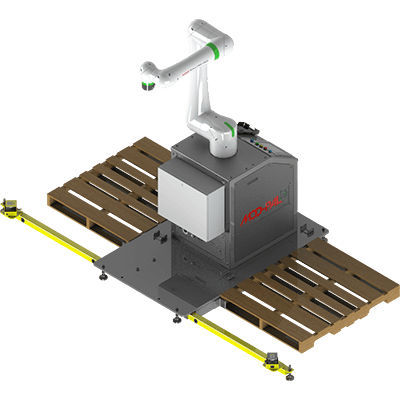 Roboter-Palettierer - MOD-PAL® 25 - APT Manufacturing Solutions - Kisten / Paletten / kollaborativ