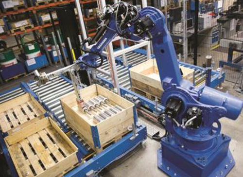 Automatisches Handhabungsgerät - JR Automation - A Hitachi Group Company - eingebaut