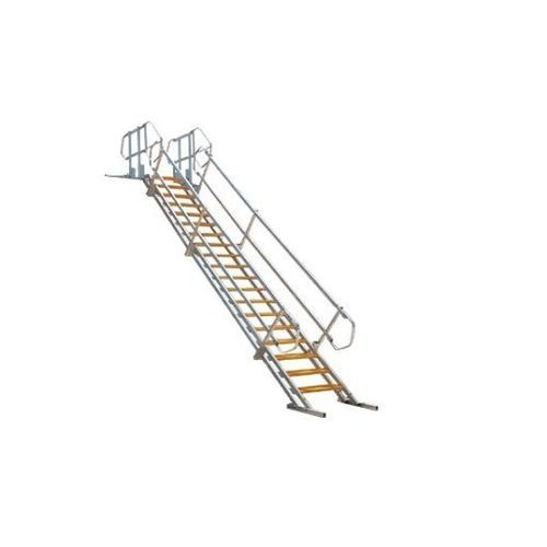 Gerade Treppe - TUFFSTEP - ABTECH Safety - Aluminium / für Böschungen