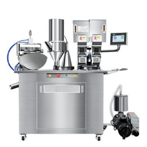Halbautomatische Füllmaschine - CGNT-209 - Guangdong Rich Packing Machinery Co., Ltd. - Gehäuse / für Pulver / für Pellets