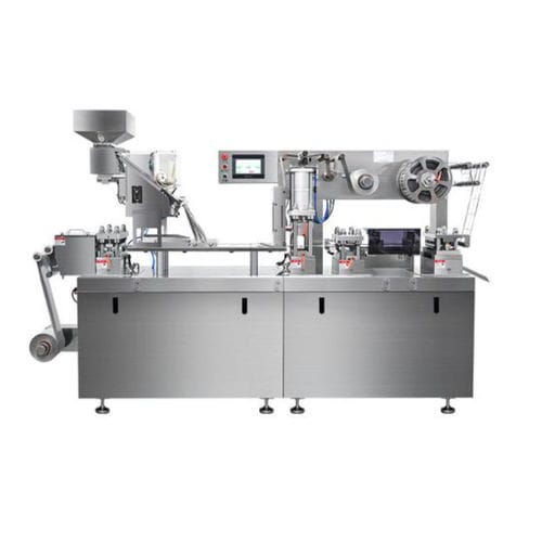Blister-Verpackungsmaschine - DPP-160Pro - Guangdong Rich Packing Machinery Co., Ltd. - PLC-gesteuert / Tabletten / für Kapseln