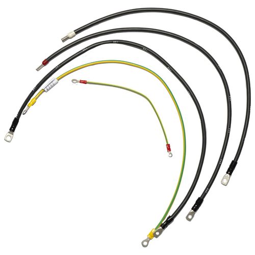 Versorgungs-Stromkabel - STEFAL Srl - isoliert / für Batterielader / flexibel